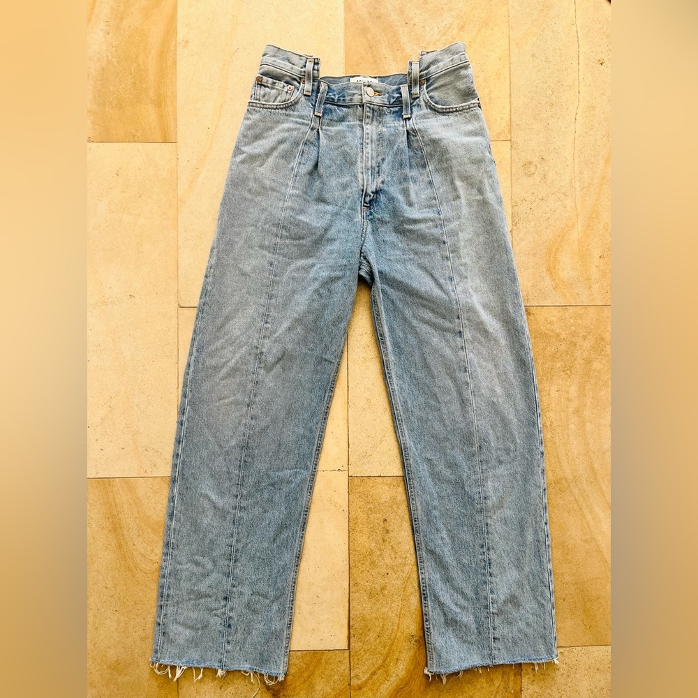 AGOLDE Blue Pieced Angle Jeans